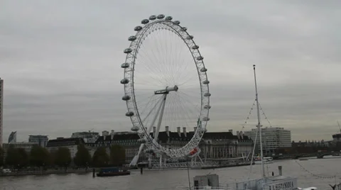 Eye of London Stock Footage 33434955