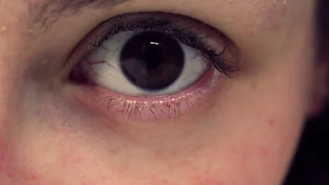 Eye looking at you Stock Footage 77137605