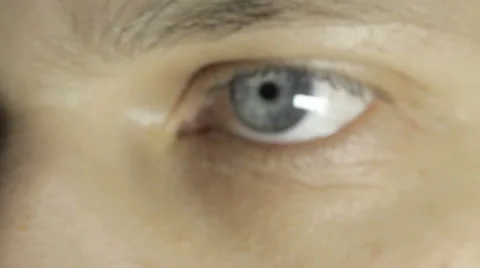 Eye macro, young man Video stock 59856683