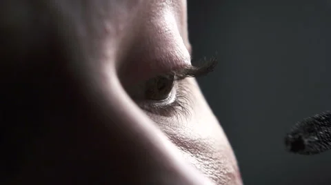 Eye make-up slow motion Видео 49550715