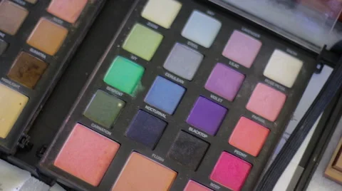 Eye Makeup Colors Stock-Footage 57455149