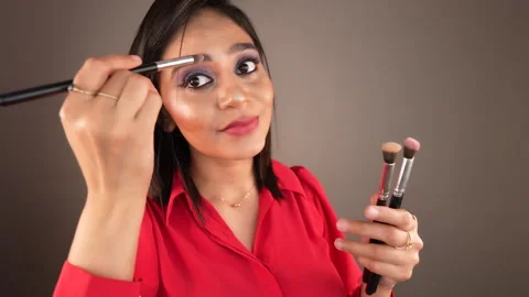 Eye makeup Stock Footage 329353070