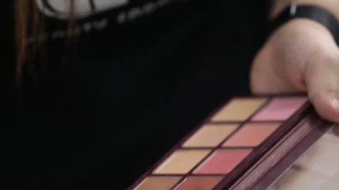 Eye makeup products 1 Stock-Footage 307214299