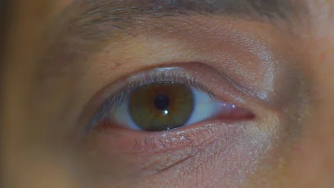 The eye of man. Close-up. Stock-Footage 98642248