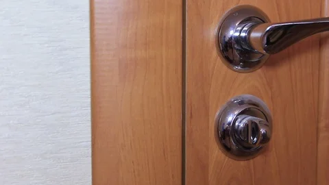 The eye of a man in a doorway Stock-Footage 94817320