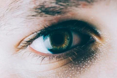 Eye Of Man Foto stock