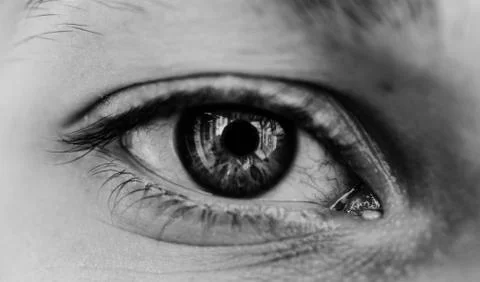 Eye Of Man Foto stock