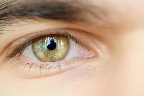 The eye of a man 스톡 사진