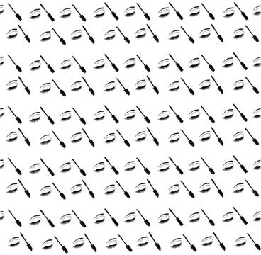 Eye mascara seamless Stock Illustration