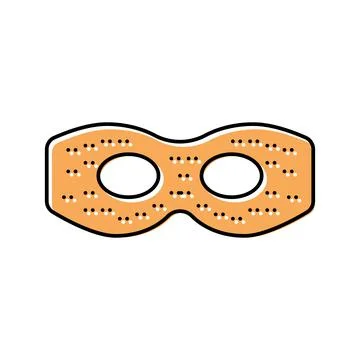 Eye mask color icon vector illustration Stock Illustration