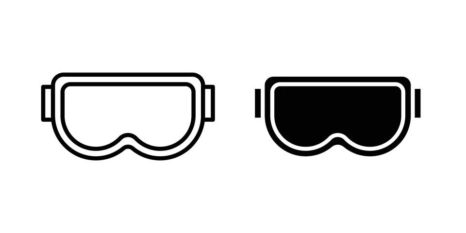 Eye mask icon vector symbol graphics 스톡 일러스트