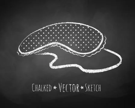 Eye mask Stock Illustration