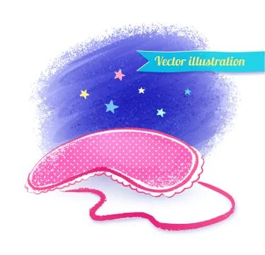 Eye mask Stock Illustration