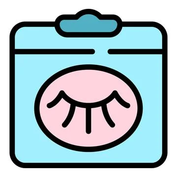 Eye mask pack icon vector flat Stock Illustration