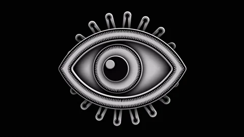 Eye model 3D animation. Incl Alpha Matte. Video stock 137883072