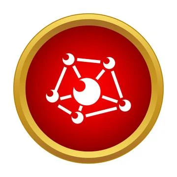 Eye molecule network creating connection and monitoring system Stock Illustration