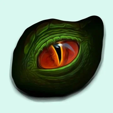 Eye monster Stock Illustration