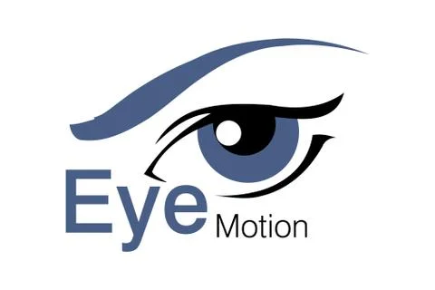 Eye Motion Logo Stock Illustration