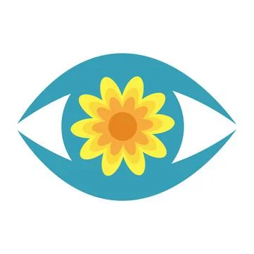 Eye Nature Logo Stock Illustration