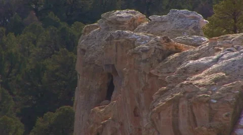 Eye of the needle rock formation Stock Footage 60588374
