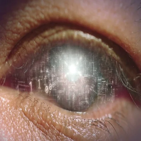 Eye od Cyberspace. Stock Footage 69389475