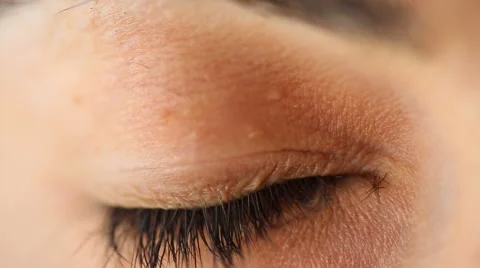 Eye open wide Stock Footage 52436042