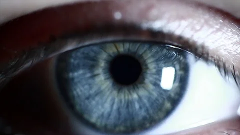 Eye opening and closing Stock Footage 87202060