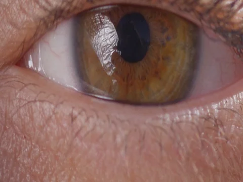 Eye Opening Blinking Macro Close Up Slow Motion 200fps 4K 스톡 동영상 70070088