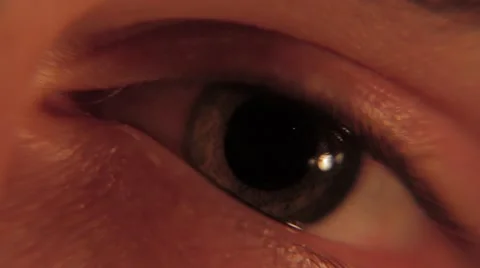 Eye opening - Macro Stock Footage 52547735