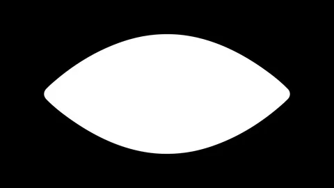 Eye opens and blinks Film Frame Matte Overlay. Stock Footage 335498260