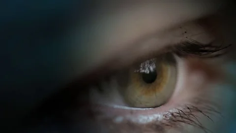 Eye out of the darkness Stock Footage 77278377