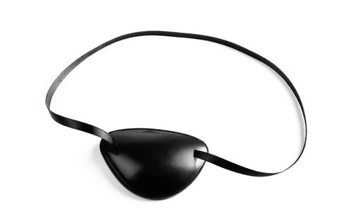 Eye Patch Black pirates eye patch isolated on white Copyright: xZoonar.com... Fotos de archivo