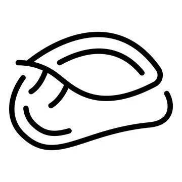 Eye patch gel icon outline vector. Beauty mask 스톡 일러스트