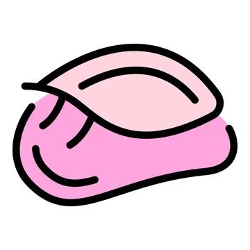 Eye patch gel icon vector flat Stock Illustration