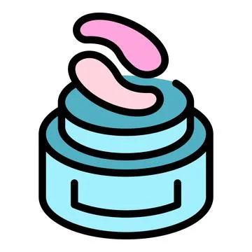 Eye patch icon vector flat Illustrazione stock