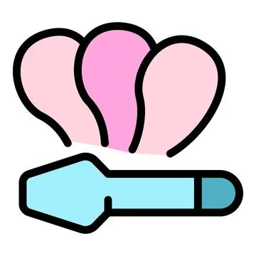 Eye patch model icon vector flat Stock Illustration