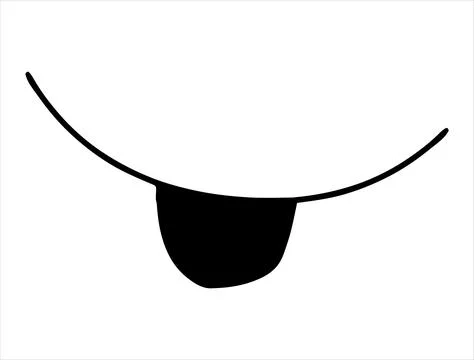 Eye patch silhouette vector art Stock Illustration