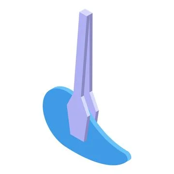 Eye patch tool icon isometric vector. Facial skin Stock Illustration