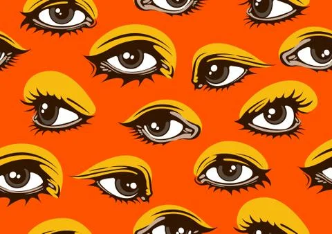 Eye pattern Stock Illustration
