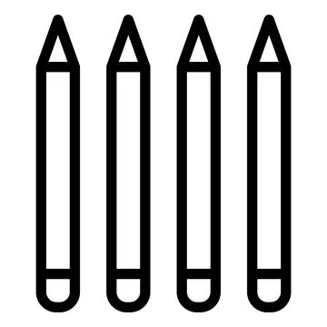 Eye pencil Vector Icon Design Illustration Stock Illustration