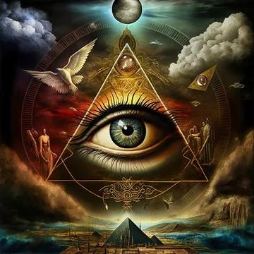 Eye Of Providence Stockillustratie
