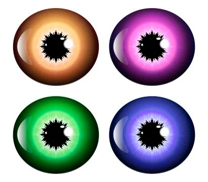 Eye, pupil, iris, vector symbol icon design. Beautiful illustration isolated  Stock Illustration