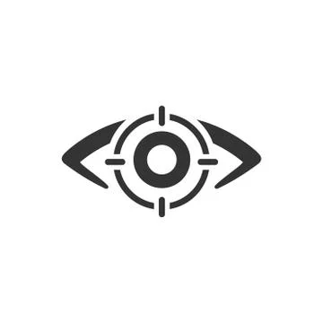 Eye Scan Icon Stock Illustration