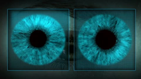 Eye Scanning 動画素材 298707263
