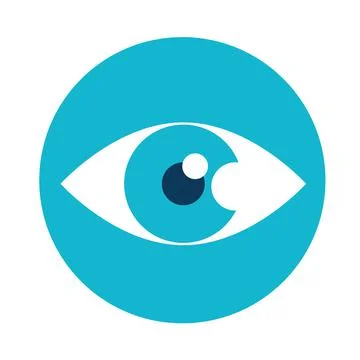 Eye search symbol Stock Illustration