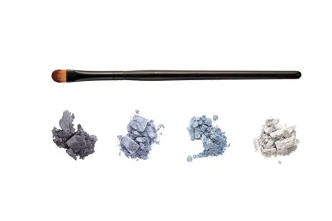 Eye shadow with brush Stock Photos