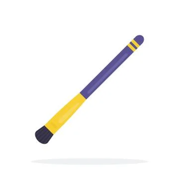 Eye shadow brush vector icon flat isolated illustration Stock Illustration