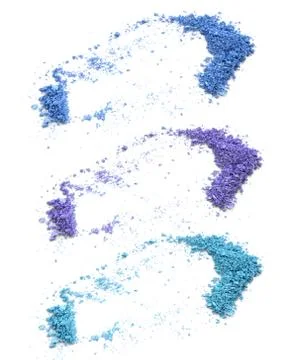 Eye shadow crushed set Stock Photos