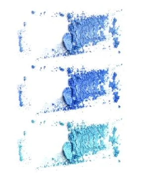 Eye shadow crushed set Stock Photos