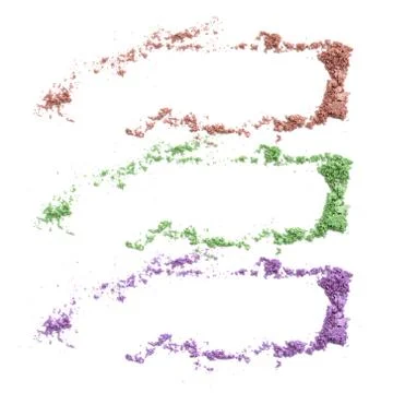 Eye shadow crushed set Stock Photos